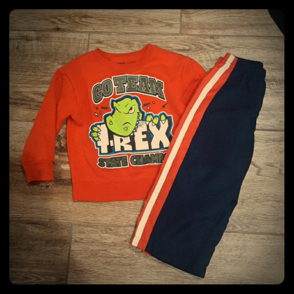 Dinosaur Sweatshirt 24 Months Track Pants Boys
